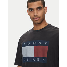 Tommy Jeans Tommy Jeans T-Shirt Big Flag DM0DM18547 Μαύρο Oversize