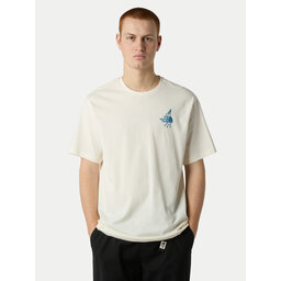 The North Face The North Face Camiseta Powder Days NF0A8E4D Écru Relaxed Fit