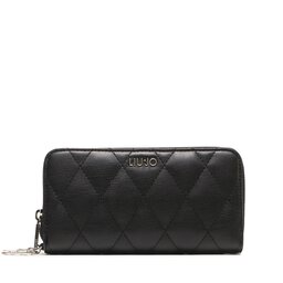 Liu Jo Veľká dámska peňaženka Liu Jo Ecs Xl Zip Around AF3362 E0426 Nero 22222