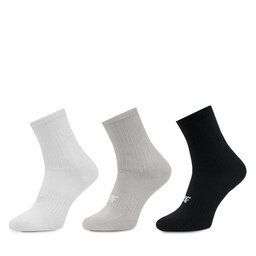 4F 3er-Set niedrige Kindersocken 4F 4FJWAW23USOCF229 Bunt
