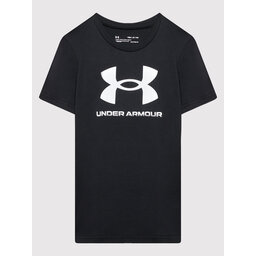 Under Armour Under Armour Póló Ua Sportstyle Logo 1363282 Fekete Loose Fit