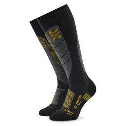 UYN Κάλτσες για σκι UYN S100041 Anthracite Melange/Yellow G726