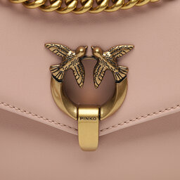 

Сумка Pinko Cupido Baguette . AI 23-24 PLTT 101750 A0Q0 Cipria O81Q, Рожевий