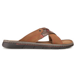 

Шльопанці Lanetti MBS-PIZZA-33 Camel, Коричневий