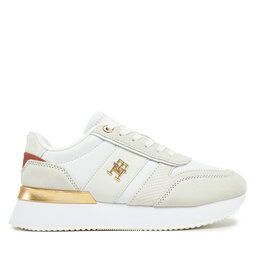 Tommy Hilfiger Laisvalaikio batai Tommy Hilfiger Th Fashion Runner FW0FW08475 Balta