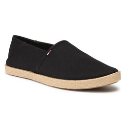 Tommy Jeans Εσπαντρίγιες Tommy Jeans Essential Espadrille EM0EM00677 Black BDS