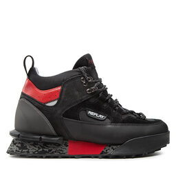 

Снікерcи Replay Field Mid GMS1P.000.C0022L Black Red 178, Чорний
