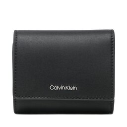 Calvin Klein Portafoglio piccolo da donna Calvin Klein Ck Must Trifold Xs K60K610370 BAX