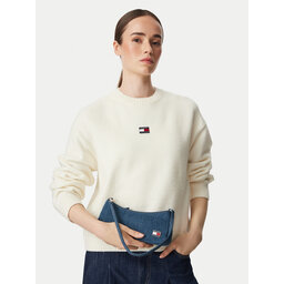 Tommy Jeans Handtasche Tommy Jeans Tjw Cool Denim Shoulder Bag AW0AW19157 Blau