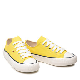 

Кеди Tommy Hilfiger Low Cut Lace-Up Sneaker T3A4-32118-0890 S Yellow 200, Жовтий
