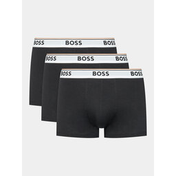 BOSS Boss Komplektas: 3 poros trumpikių Power 50475274 Juoda