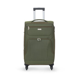 Semi Line Μεσαία Βαλίτσα Semi Line T5773-2 Πράσινο