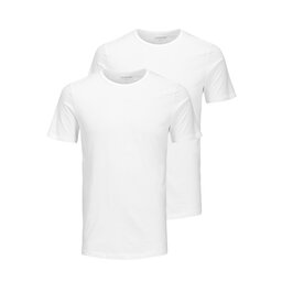 Jack&Jones 2 marškinėlių komplektas Jack&Jones Basic Crew Neck 12133913 White
