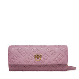 PINKO Didelė Moteriška Piniginė PINKO Love Tiny Birds Wallet C 103765 A1YB Violetinė