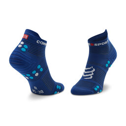 

Високі шкарпетки unisex Compressport Pro Racing Socks V4.0 Run Low XU00047B_533 Sodalite/Fluo Blue, Cиній