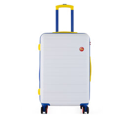 Semi Line Μεσαία Βαλίτσα Semi Line T5842-2 Λευκό
