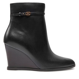 Tory Burch Botine Tory Burch Double T Buckle 158092-006 Negru