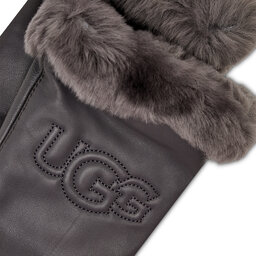 

Жіночі рукавички Ugg W Classic Leather Logo Glove 19034 Mtl, Сірий