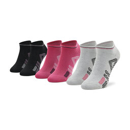 Fila Set di 3 paia di calzini lunghi da donna Fila Calza Invisibile F6648 Barbie 820