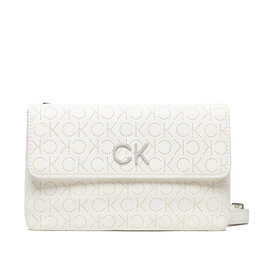 Calvin Klein Soma Calvin Klein Re-Lock Dbl Crossbody Bag Perf K60K609399 White YAF