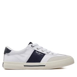 Pepe Jeans Sneakersy Pepe Jeans Kenton Strap M PMS31042 Biały