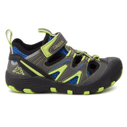 

Босоніжки Kappa 260682K Grey/Lime 1633, Сірий
