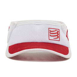 

Кепка Compressport Spiderweb Ultra Visor 18644 Red/White, Білий