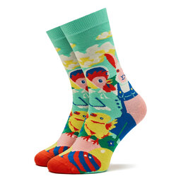 Happy Socks Visoke unisex čarape Happy Socks P000475 Zelena