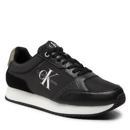 Calvin Klein Jeans Сникърси Calvin Klein Jeans Retro Runner Laceup YM0YM00418 Black BDS