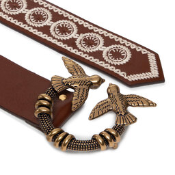 

Жіночий ремінь Pinko Love Etno Belt H4 20221 PLT01 1H2109.Y83R Cuoio Anti L39Q, Коричневий