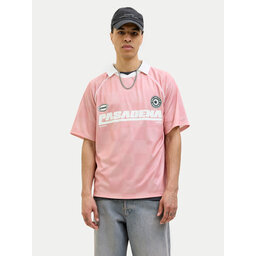 Jack&Jones Jack&Jones Polo marškinėliai Retreat 12277379 Rožinė Loose Fit