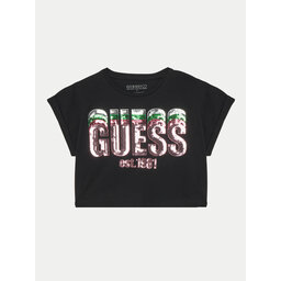 Guess Guess T-Shirt J5RI10 K8HM4 Μαύρο Regular Fit