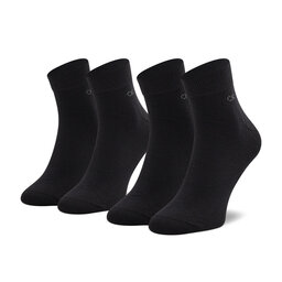 Calvin Klein Vyriškų trumpų kojinių komplektas (2 poros) Calvin Klein 701218706 Black 001