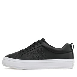 

Снікерcи Tommy Hilfiger Embossed Vulc FW0FW07376 Black BDSD, Чорний