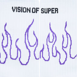 

Високі шкарпетки unisex Vision Of Super, Білий