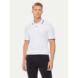 BOSS Boss Poloshirt Passertip 50507699 Weiß Slim Fit