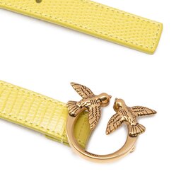 

Жіночий ремінь Pinko Love Lizard H2 Belt AI 22-23 PLT01 1H213U A041 Yellow H29Q, Зелений