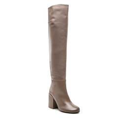 Patrizia Pepe Čizme preko koljena Patrizia Pepe 8Y0010/L011-B744 Dark Tatami B744