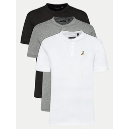 Brave Soul Brave Soul Polo-Shirt-Set MPS-568AKARI Bunt Straight Fit