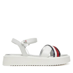 Tommy Hilfiger Sandały Tommy Hilfiger Sandal T4A2-33799-0273 Biały