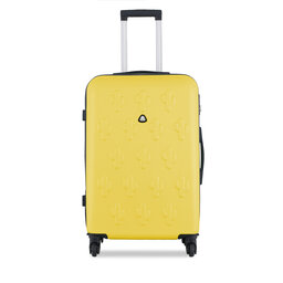 Semi Line Μεγάλη Βαλίτσα Semi Line T5947-3 Κίτρινο