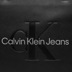 

Сумка Calvin Klein Jeans Sculpted Slim Tote34 Mono K60K610825 Black/Metallic Logo 0GL, Чорний