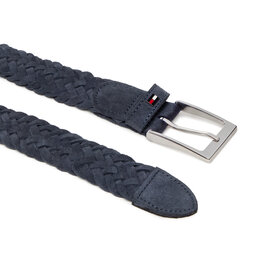 

Чоловічий ремінь Tommy Hilfiger Layton Braided 3.5 AM0AM09409 DW5, Cиній