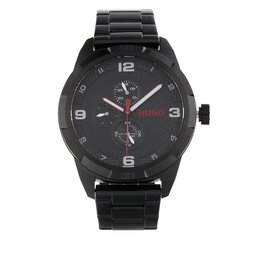 HUGO Годинник Hugo Grip 1530279 Чорний