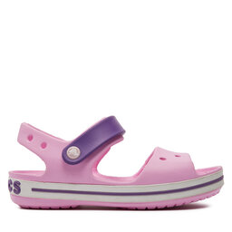 

Босоніжки Crocs Crocband Sandal Kids 12856 Carnation/Amethyst, Рожевий