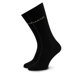 

Набір 3 пар високих чоловічих шкарпеток Emporio Armani 302402 4R254 50620 Nero/Nero/Nero, Чорний
