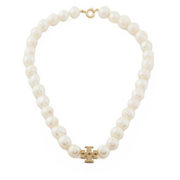 Tory Burch Naszyjnik Tory Burch Kira Pearl Necklace 157964 Złoty