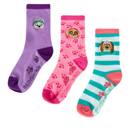 Paw Patrol Set di 2 paia di calzini lunghi da bambini Paw Patrol ACCCS-SS24-512PAW Rosa