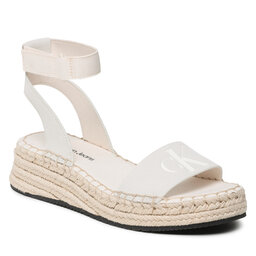 Calvin Klein Jeans Espadrillos Calvin Klein Jeans Sport Wedge Rope Su Con YW0YW00977 Ancient White YBR