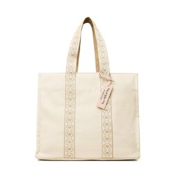Coccinelle Дамска чанта Coccinelle NHL Never Without Bag Ribbon E1 NHL 18 01 01 Natural N25